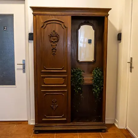 Aconchego De Quartos No Centro De Pansiyon Faro